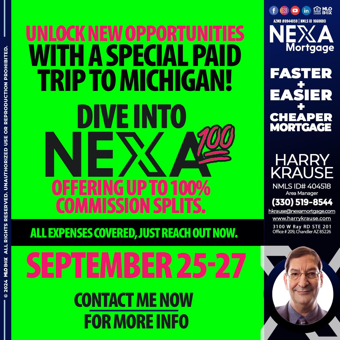 NEXA 100 - Harry Krause -Area Manager