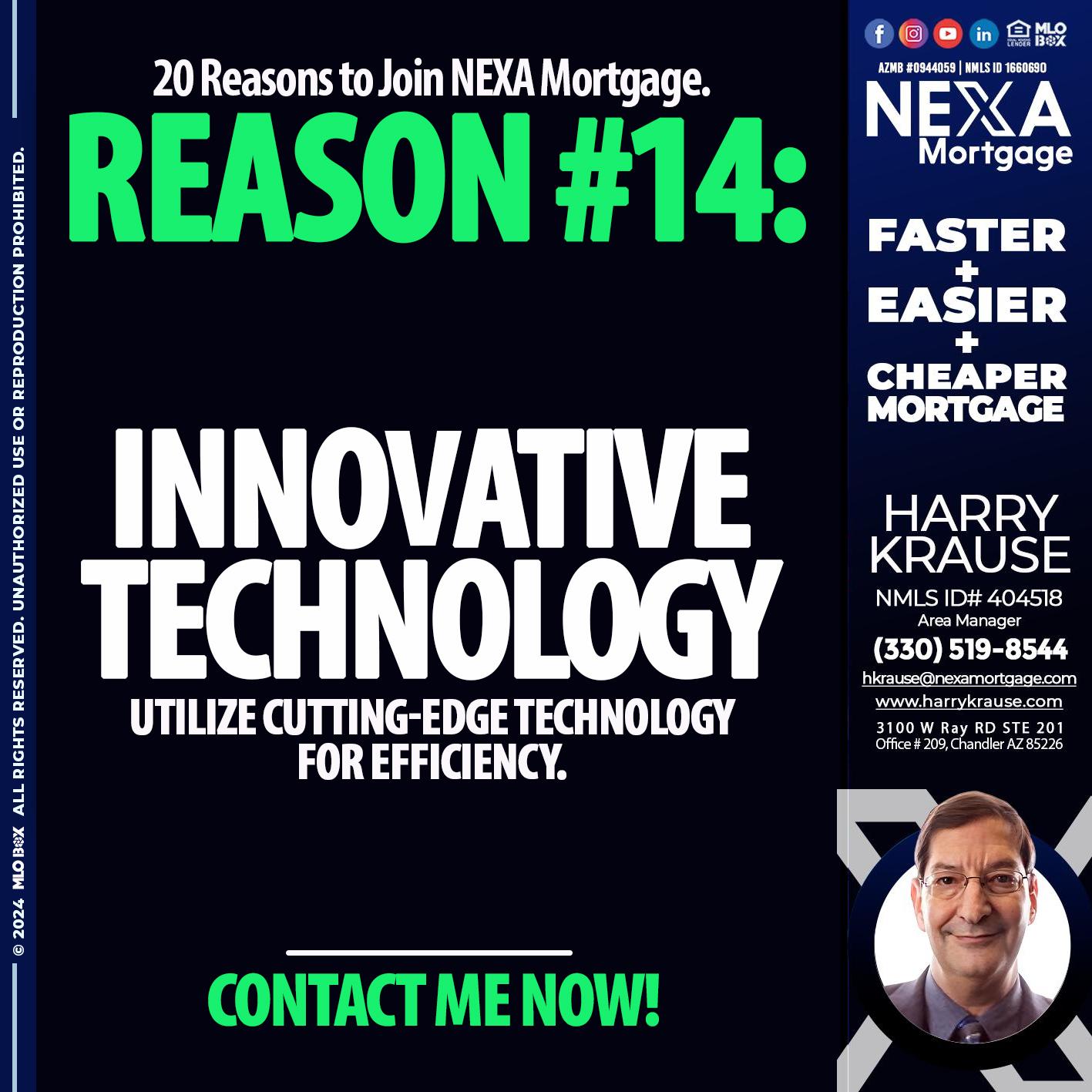 REASON 14 - Harry Krause -Area Manager