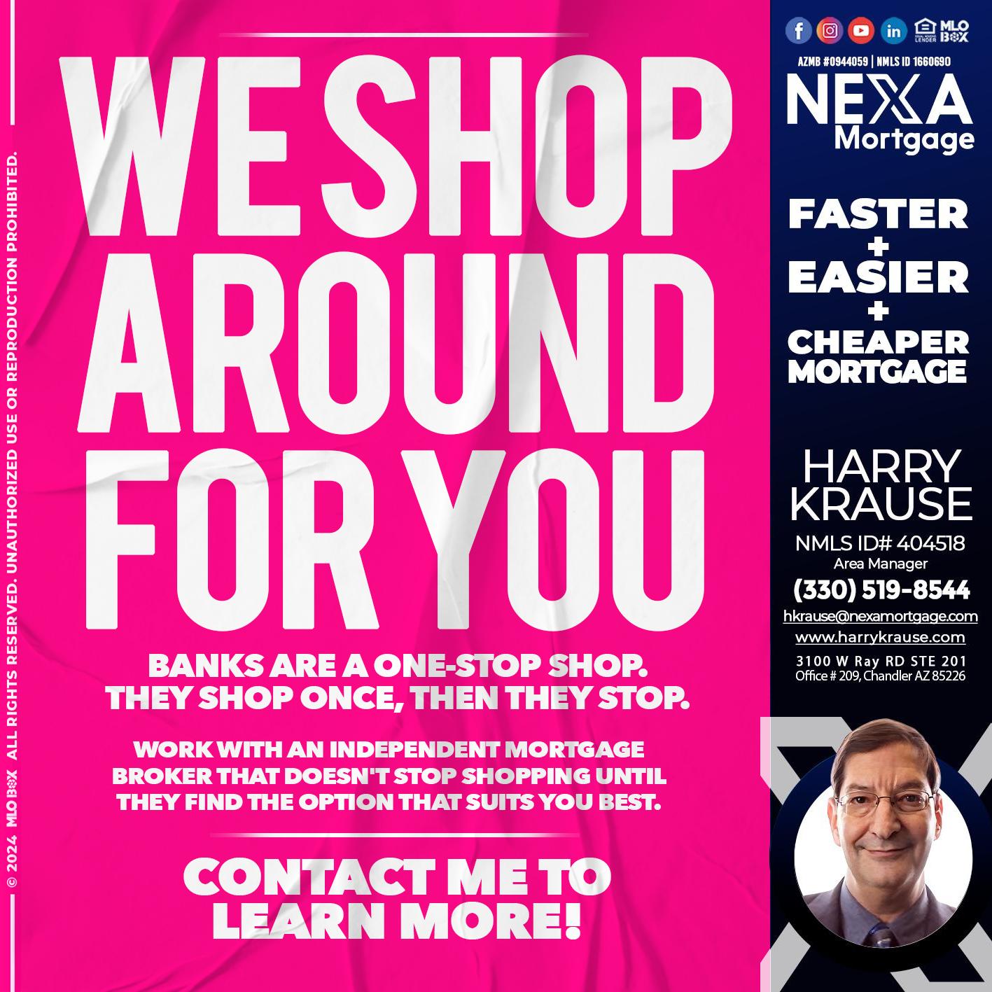 WE SHOP - Harry Krause -Area Manager