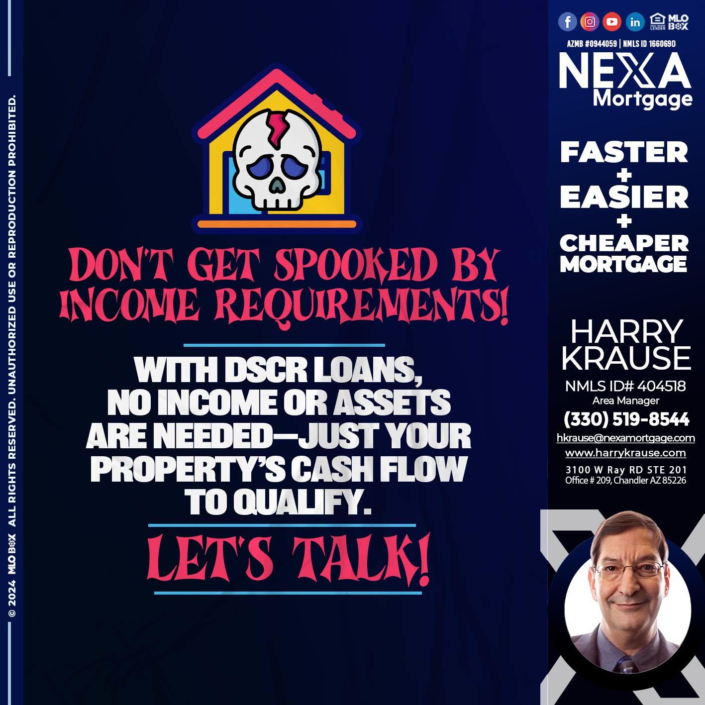 DONT GET SPOOKED - Harry Krause -Area Manager