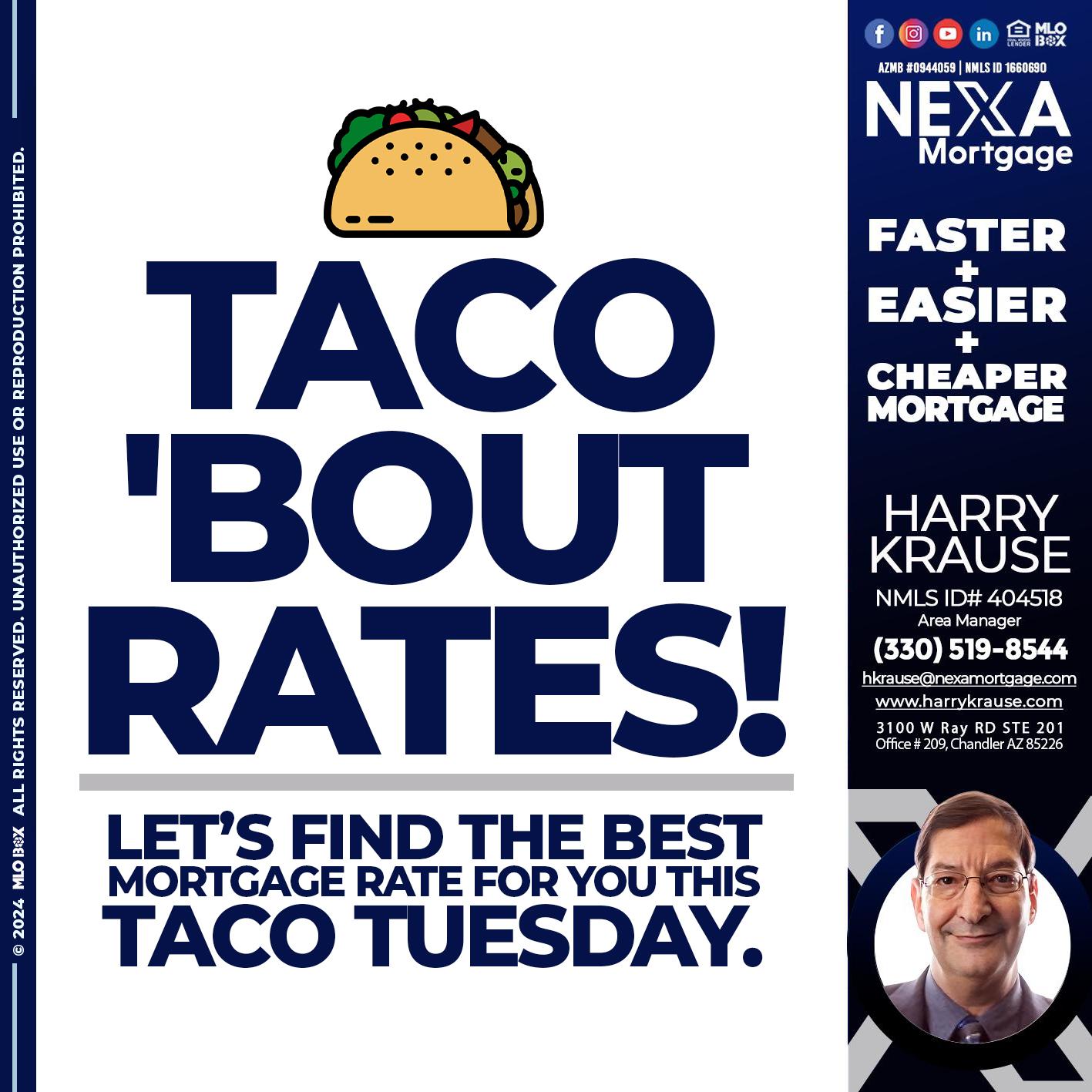 TACO TUESDAY - Harry Krause -Area Manager