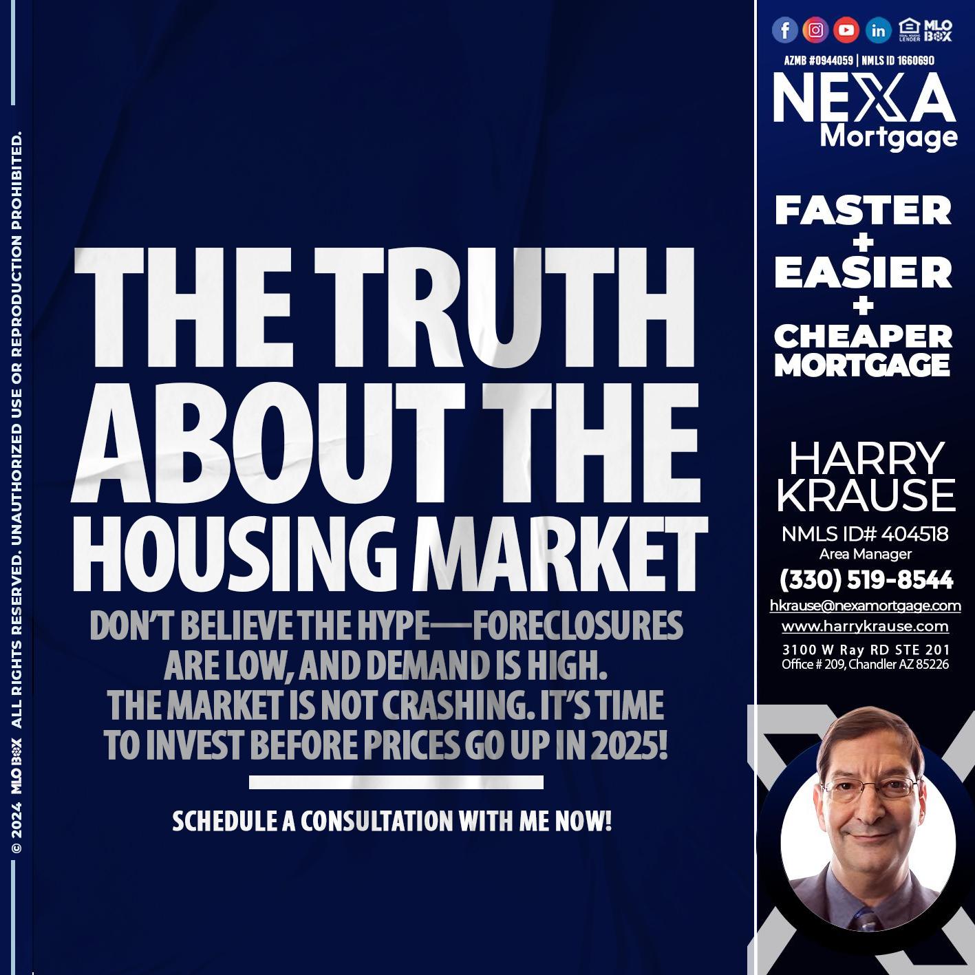 the truth about - Harry Krause -Area Manager