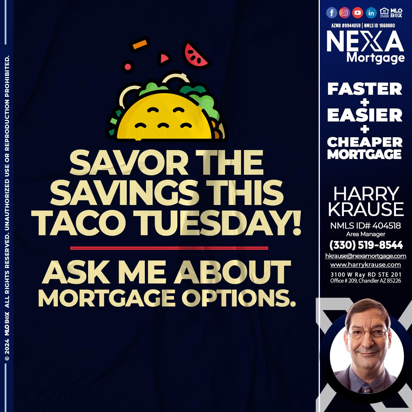 SAVOR THE SAVINGS - Harry Krause -Area Manager