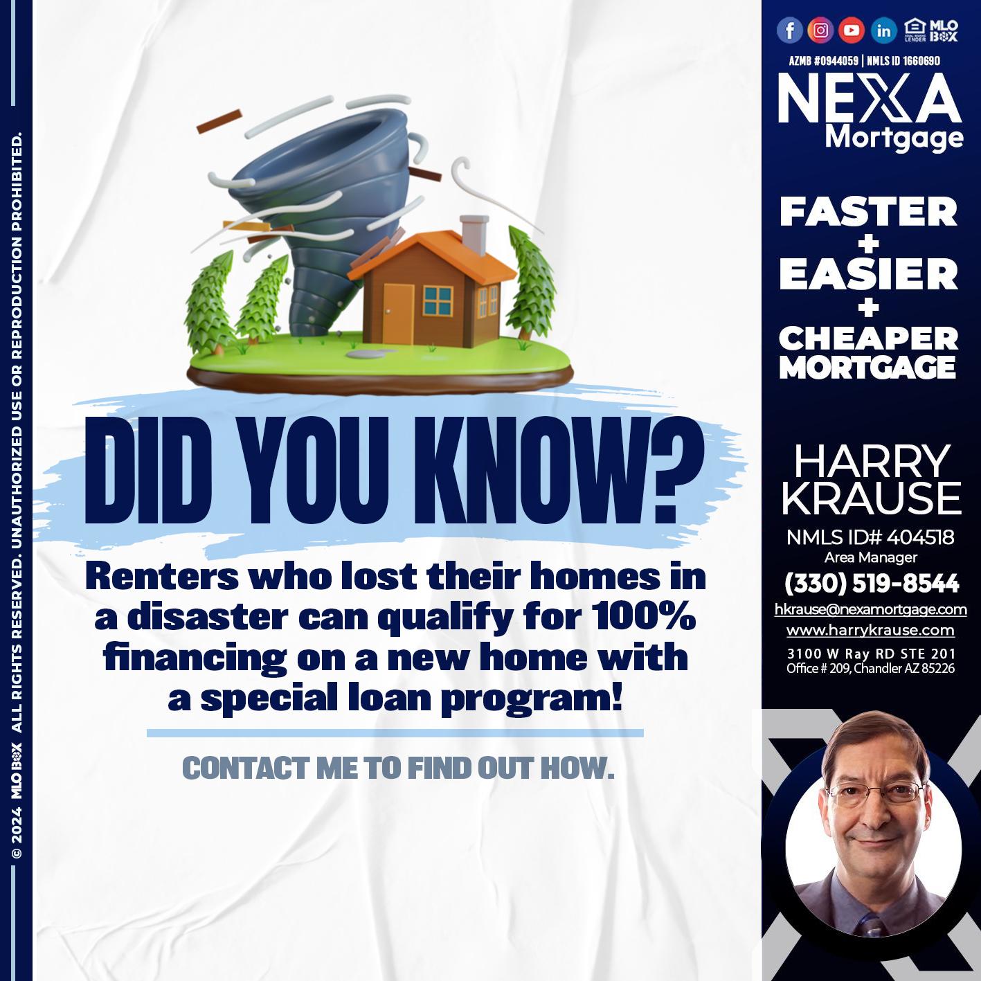 did you know? - Harry Krause -Area Manager