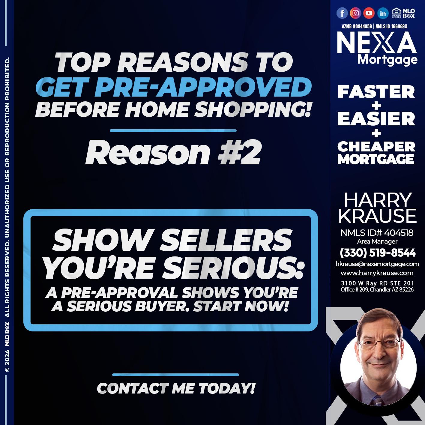 REASON 2 - Harry Krause -Area Manager