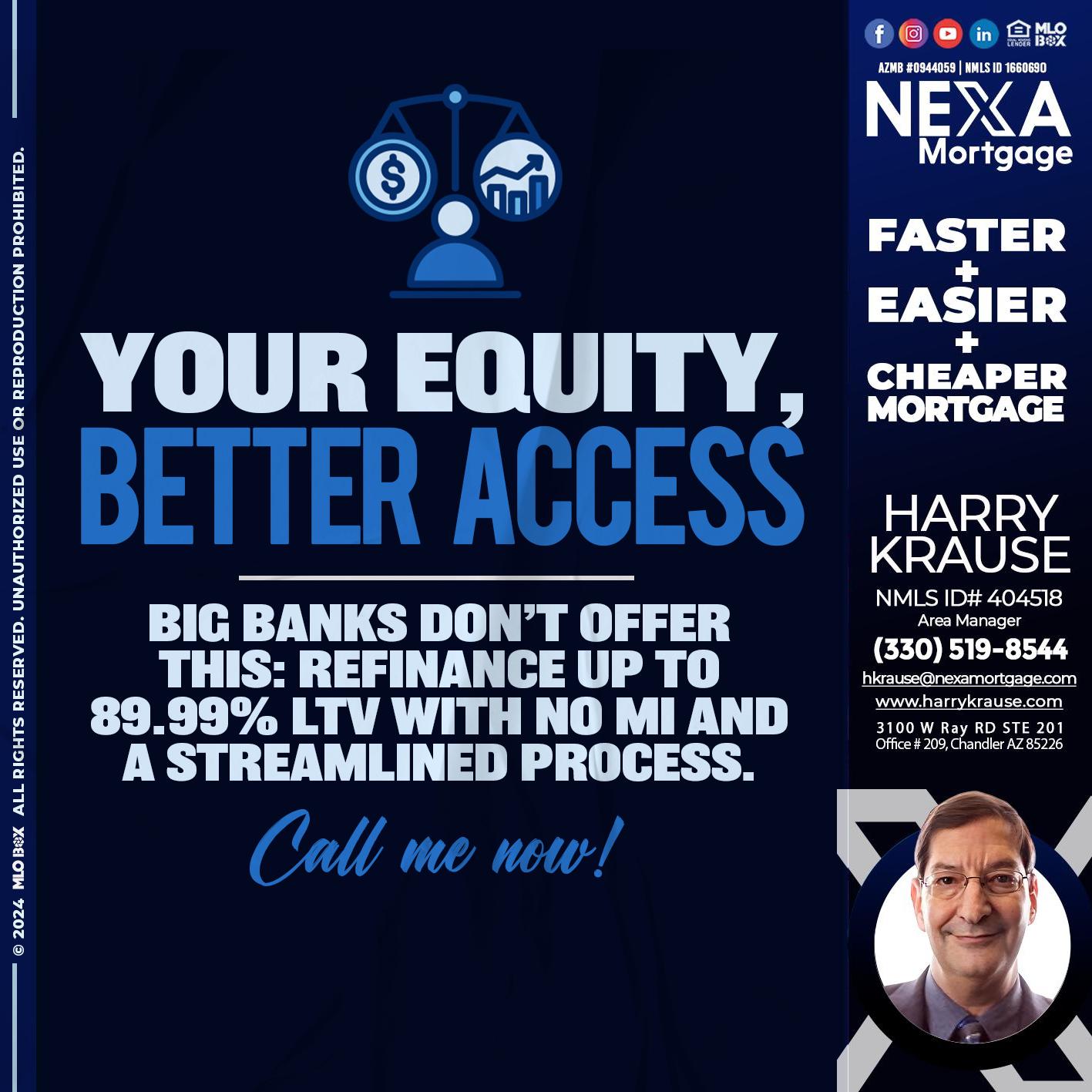 YOUR EQUITY - Harry Krause -Area Manager