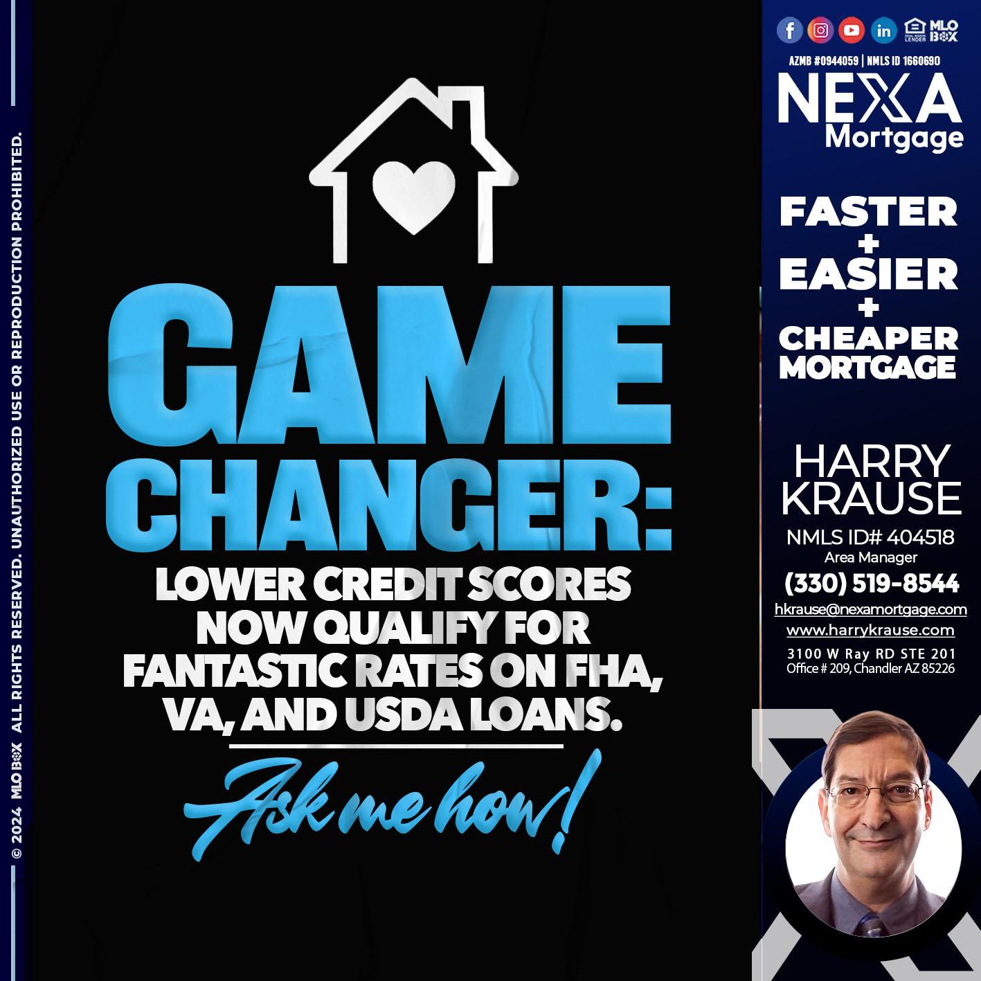 GAME CHANGER - Harry Krause -Area Manager