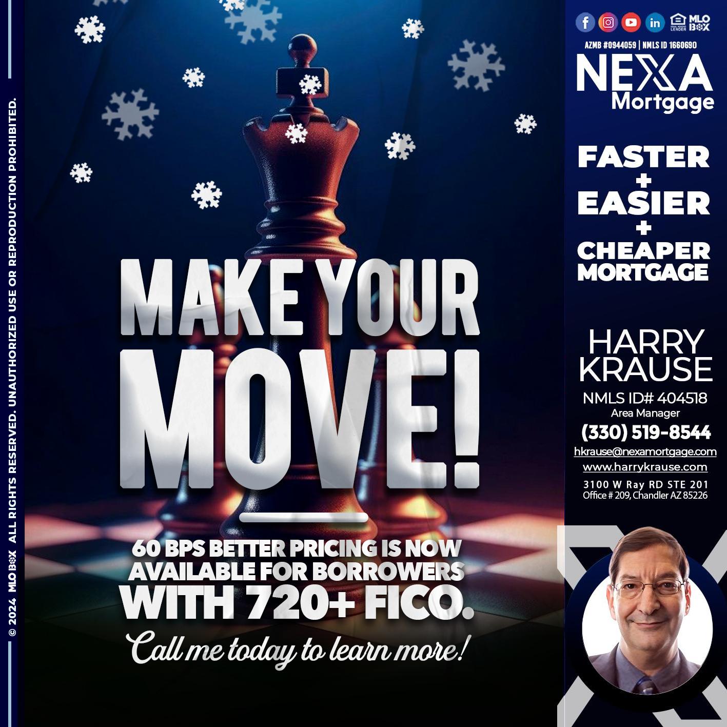 MAKE YOUR MOVE - Harry Krause -Area Manager