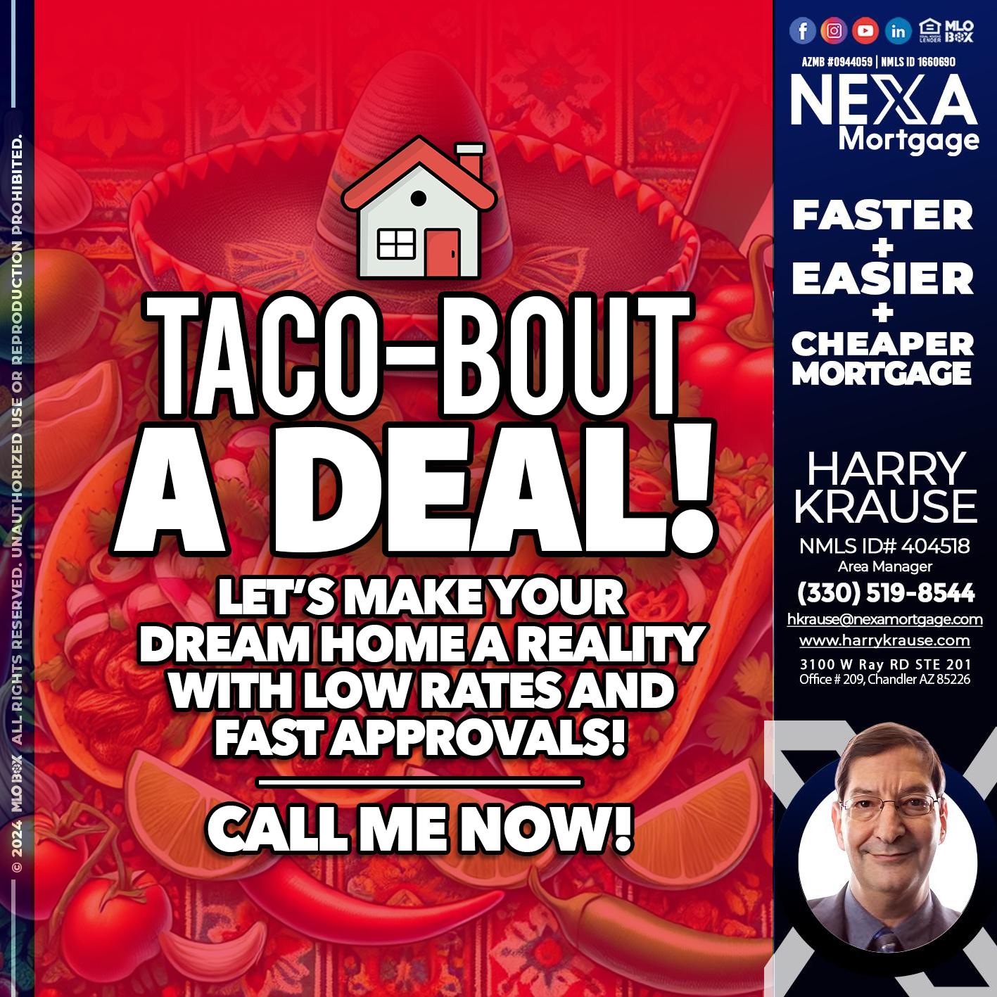 TACO-BOUT - Harry Krause -Area Manager