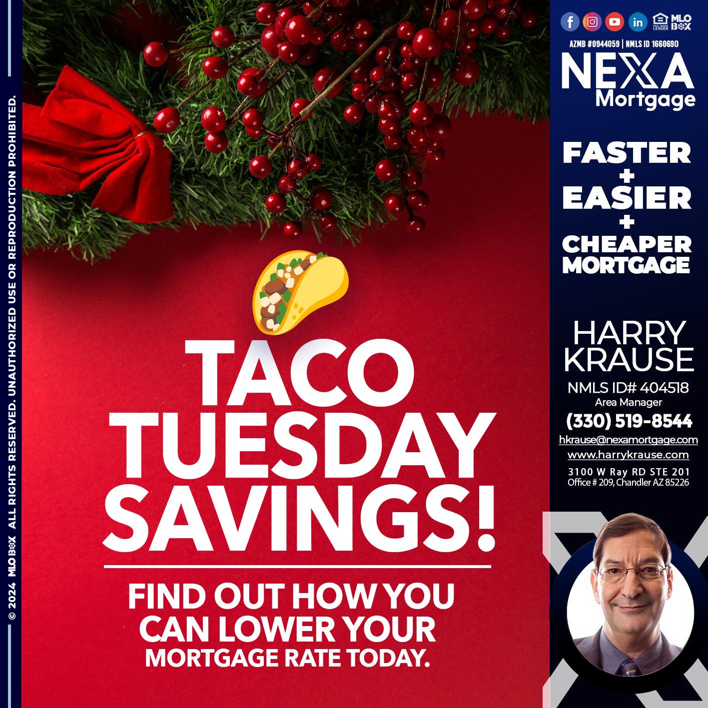 TACO TUESDAY - Harry Krause -Area Manager