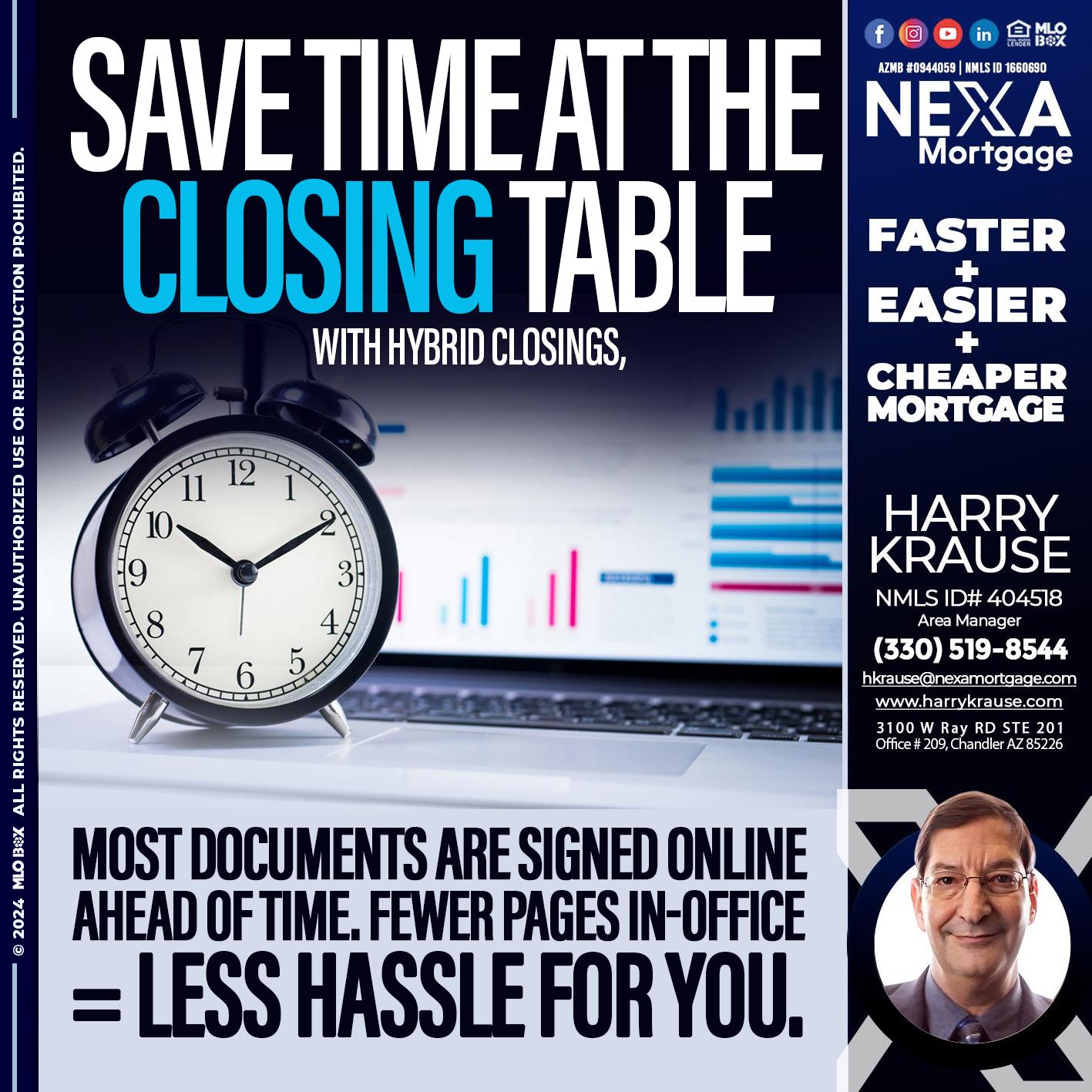 SAVE TIME - Harry Krause -Area Manager