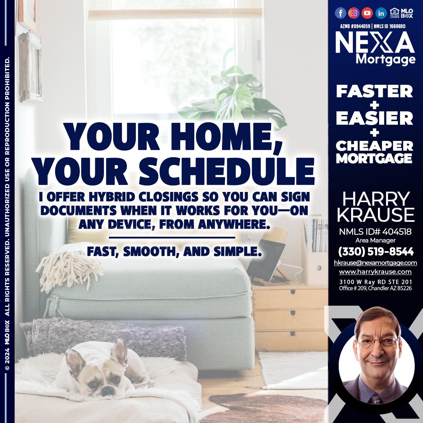 YOUR HOME - Harry Krause -Area Manager