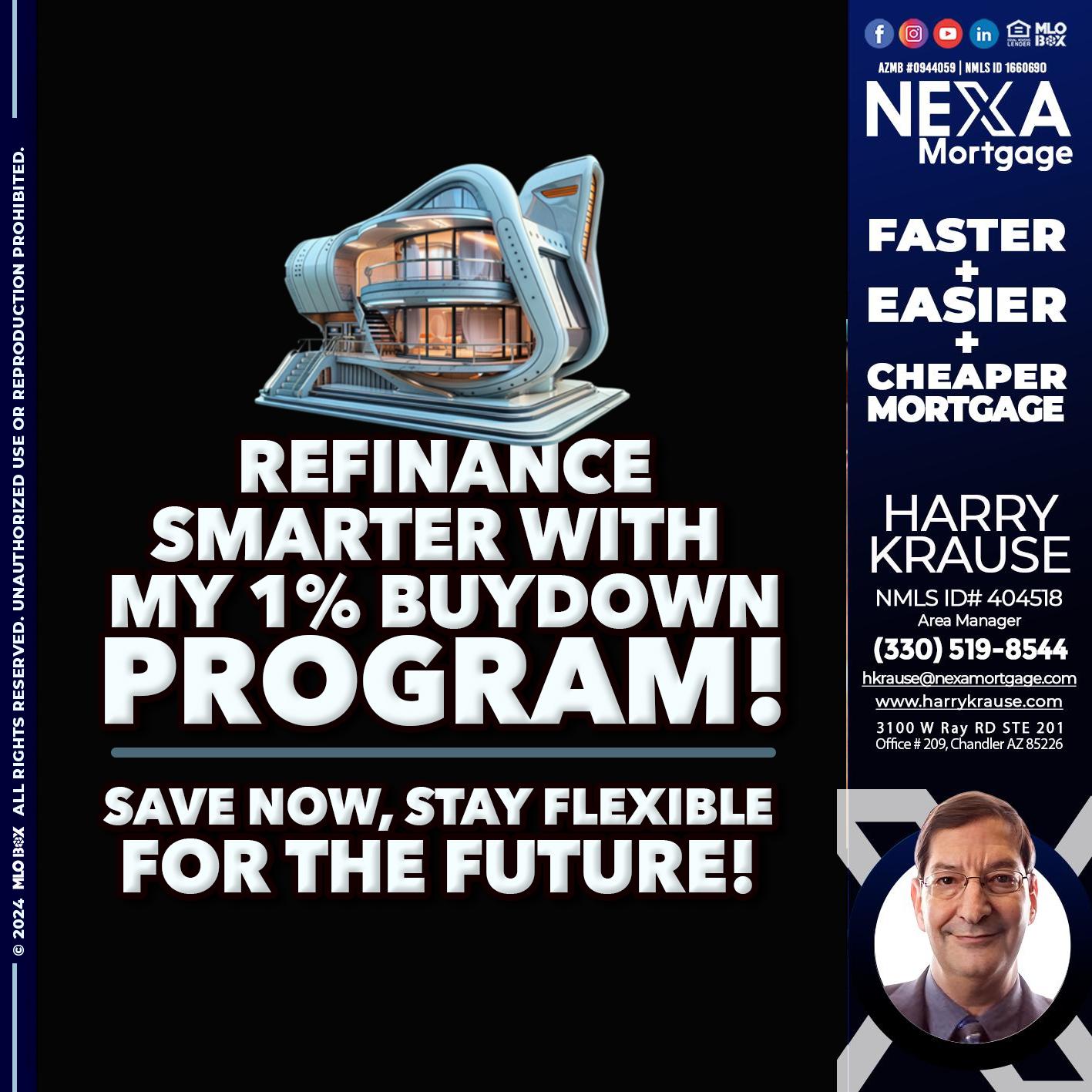 REFINANCE SMARTER - Harry Krause -Area Manager