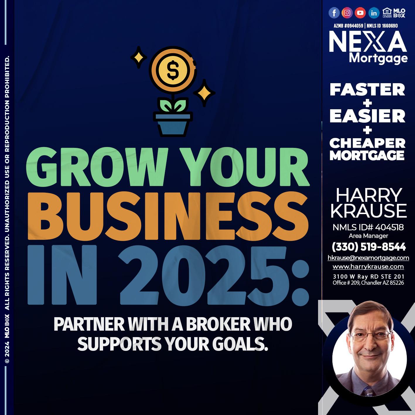 GROW YOUR BUSINESS - Harry Krause -Area Manager