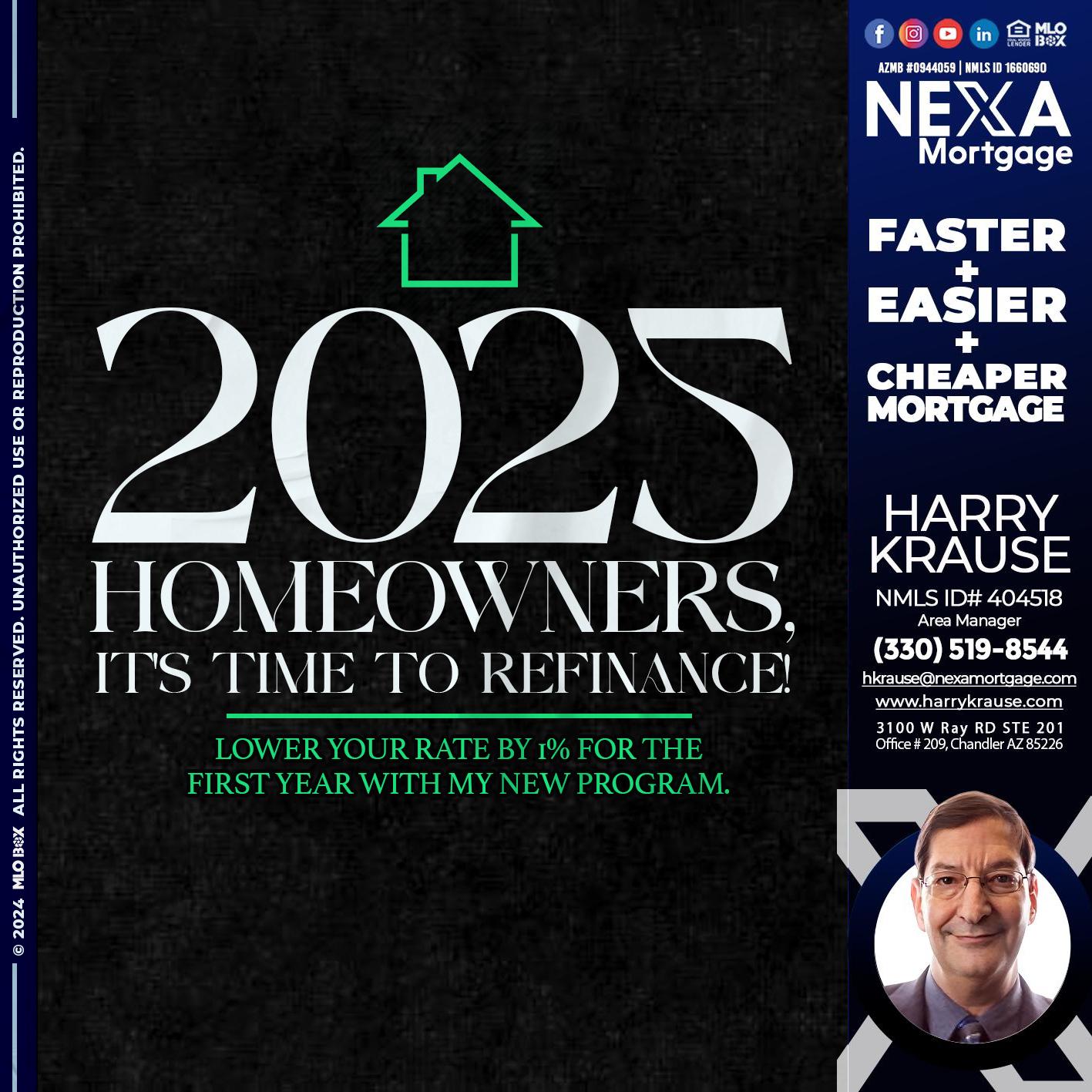 2025 HOMEOWNERSHIP - Harry Krause -Area Manager