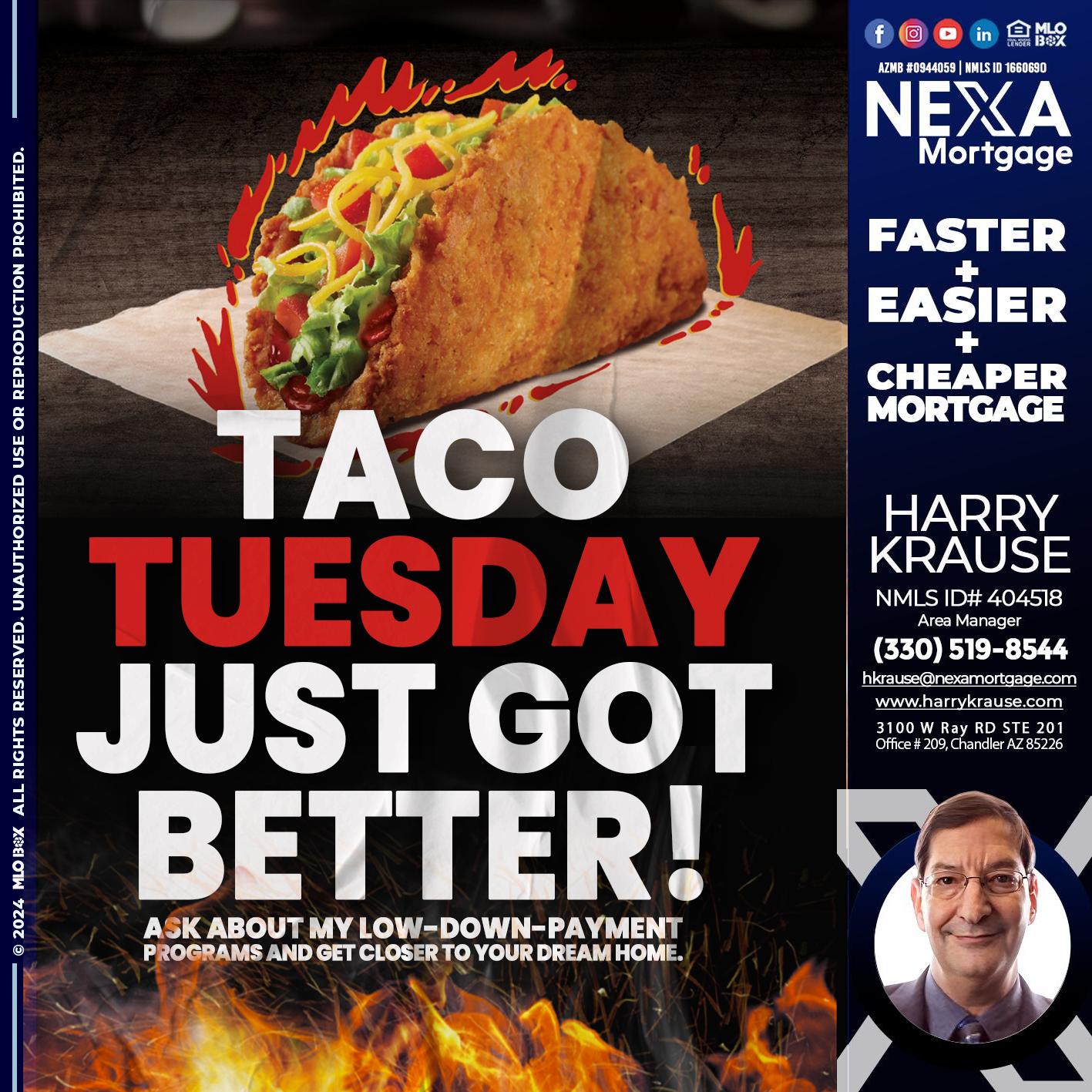 TACO TUESDAY - Harry Krause -Area Manager